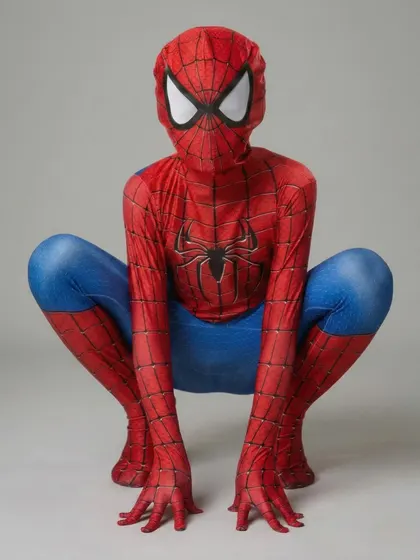 Roupa Fantasia Infantil Homem Aranha com mascara para 8 anos